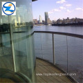 Curved bent building tempered safety glass